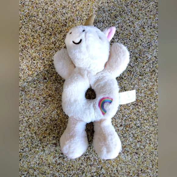 ÷Spark Lovey Security Plush Hand Rattle Unicorn Rainbow Infant Fairy Core Lovey - Picture 4 of 14